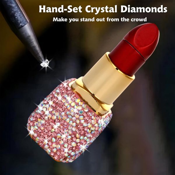 Cute Lipstick Lighter, 2 Pack Soft Flame Refillable Butane Lighter with Flame Adjustment Tool, Unique Torch Lighter Cool Lighters for Women,Girls, Birthday, Anniversary(Without Butane)-Red - Image 11