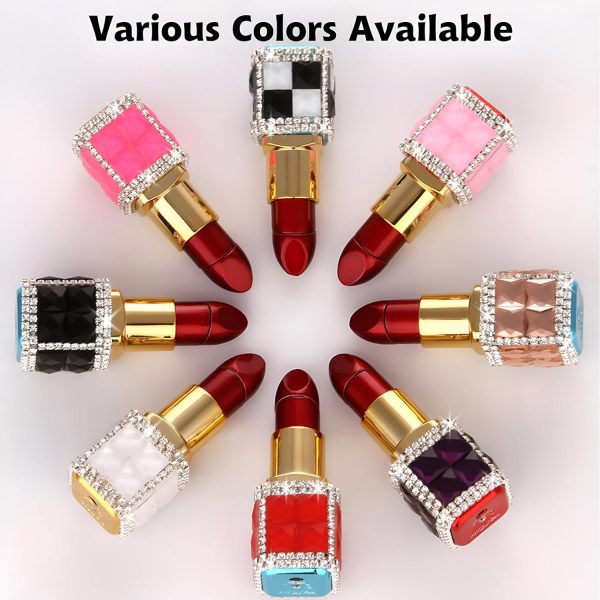 Cute Lipstick Lighter, 2 Pack Soft Flame Refillable Butane Lighter with Flame Adjustment Tool, Unique Torch Lighter Cool Lighters for Women,Girls, Birthday, Anniversary(Without Butane)-Red - Image 14