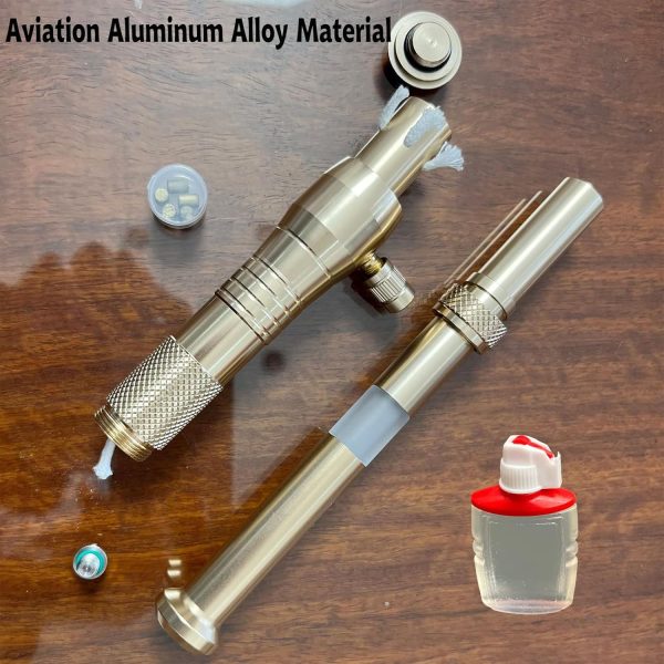 Torch Lighter, Upgraded Long Handle Trench Lighter Fluid Refillable with Visible Fuel Tank, Windproof Vintage Lighter with 5pcs Flint Stone, Cool Kerosene Lighter for Outdoor Camping Collection Gifts - Image 5
